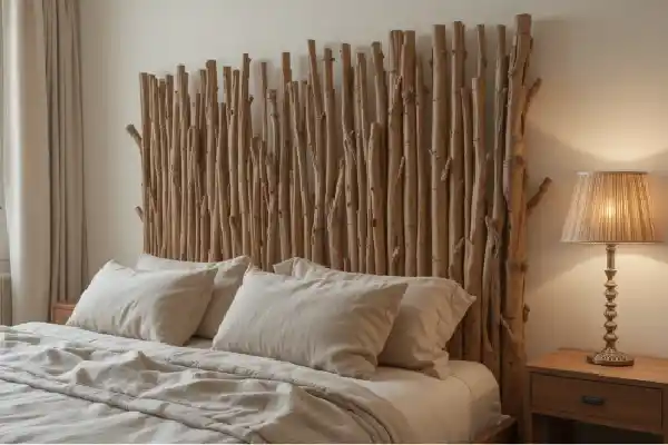 Tête de Lit Bois Flotté pour une Chambre Naturelle